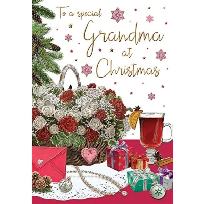 Image of Christmas Card Grandma 9 x 6 inches Regal Publishing