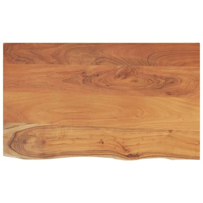 Image of vidaXL Bathroom Countertop 100x60x2.5 cm Rectangular Solid Wood Acacia