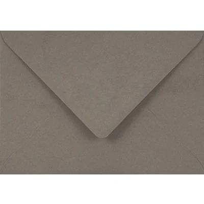 Image of Netuno 25 Large Grey Coloured envelopes DIN C5 162x229mm 6.37x9.01 inches 115gsm Sirio Color Pietra gummed Pointed Flap no Window for Weddings Invitations Christmas Greeting Cards Letters RSVP Flyers