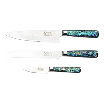 Image of Katana Saya Pearl KP 3167 3 Piece Knife Set