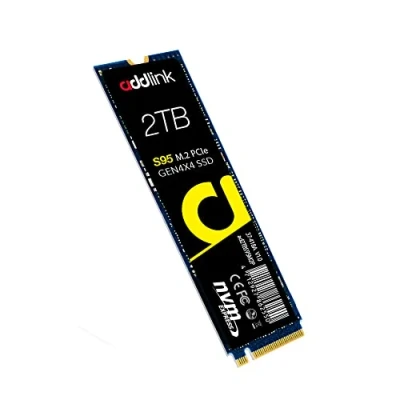 Image of addlink S95 2TB SSD, M.2 2280 PCIe Gen4 NVMe 1.4 Internal Up to 7200 MB/s, High Performance 3D TLC NAND Solid State Drive for Intense Workloads, PS5 SSD (auk2TBS95M2P)