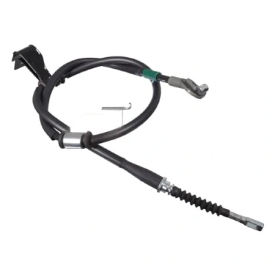 Image of 597700X930 Brake Cable BLUE PRINT ADG046273 right Rear 1233mm for hand drive vehicles HYUNDAI: i10 I
