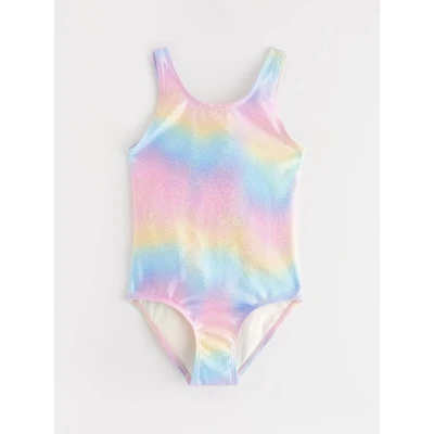 Image of Lindex Rainbow Swimsuit for kids, Size: 5 6y, Light pink