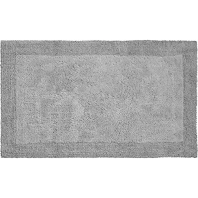 Image of Grund Bath Mat, Ultra Soft, Absorbent and Anti Slip, Organic Cotton, 5 Years Warranty, LUXOR, Mat 80x150 cm, Pebble Gray