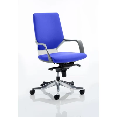 Image of Xenon Executive White Shell Medium Back Bespoke Colour Stevia Blue