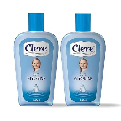Image of Clere BP Pure Glycerine For Versatile Skin Care, Softening and Moisturizing 200 ml (Pack 2)