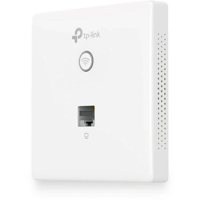 Image of TP Link EAP115 Wall Omada N300 Wireless Plate Access Point, 802.3af, Easily Mount, Free EAP Controller Software