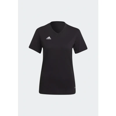 Image of adidas Performance Entrada Basic Tshirt, Women&#039;s, Size: XXL, Black