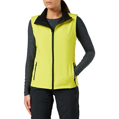 Image of Result Women&#039;s Printable Softshell Bodywarmer Yellow/Black S