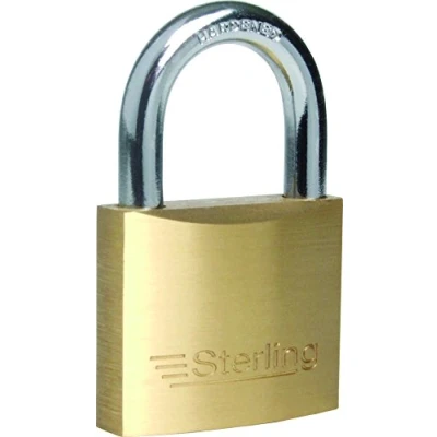 Image of Sterling BPL042 Standard Shackle Padlock, Brass, 40mm