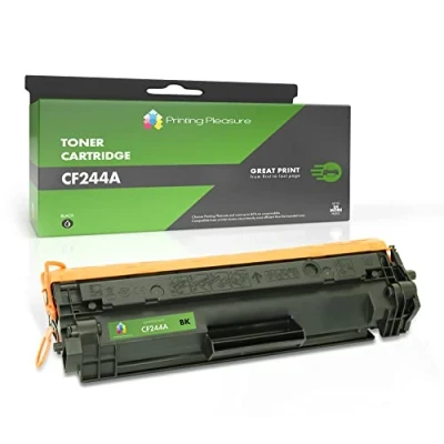 Image of Printing Pleasure 44A 244A Replacement for HP CF244A Toner Cartridge Compatible with LaserJet Pro M15w M28w M28a M29w M15a 1 Black
