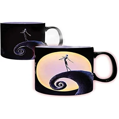 Image of ABYSTYLE The Nightmare Before Christmas Jack &amp; Moon Heat Change Mug