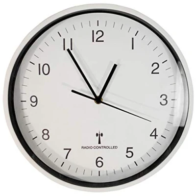 Image of St Helens Home &amp; Garden Radio Controlled Clock 250mm / 10&quot;