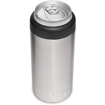 Image of YETI Rambler Colster Slim, Stainless Steel Can Insulator, Steel, 250 ml