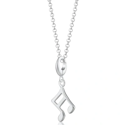 Image of Lily Charmed 925 Sterling Silver Music Note Necklace
