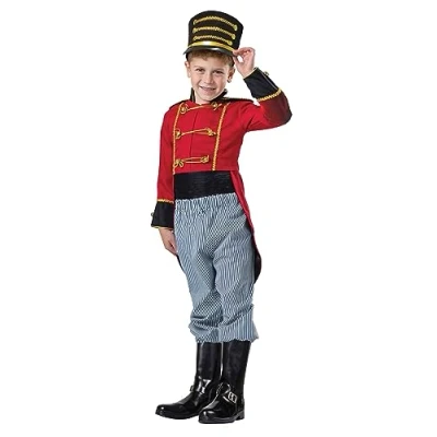 Image of Dress Up America Toy Soldier Costume For Boys Nutcracker Uniform Kids Great Gift Role Play