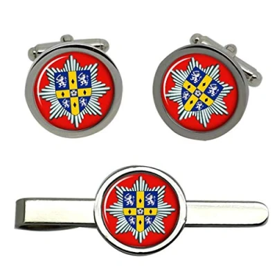 Image of Co. Durham &amp; Darlington Fire Rescue Service Cufflinks and Tie Clip Set