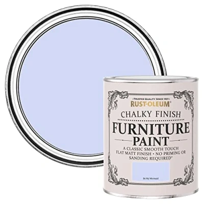 Image of Rust Oleum Purple Upcycled Furniture Paint in Chalky Finish Be My Mermaid 750ML (SHDRCT910)
