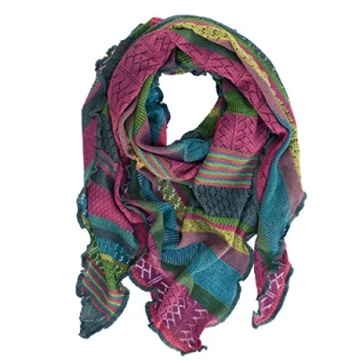 Image of Invero Women&#039;s Kyra 100% Wool Merino Triangular Scarf One Size Magic