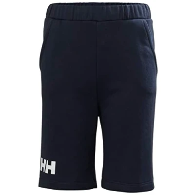 Image of Helly Hansen Unisex Kids Jr Hh Logo Cargo Shorts, 597 Navy, 10 Years