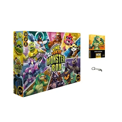 Image of King of Tokyo Monster Box Set + Micro Expansion Even Villainous 1 Blumie Bottle Opener (Monster Extension)