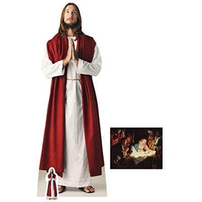 Image of Fan Pack Jesus Christ Lifesize and Mini Cardboard Cutout/Standup Includes 8x10 Star Photo