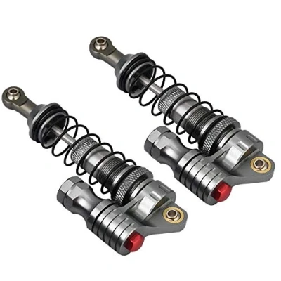 Image of RC Car Shock Absorber, 2Pcs Metal Absorber Damper for SCX10 Axial D90 1/10 Scale Crawler Accessory Parts
