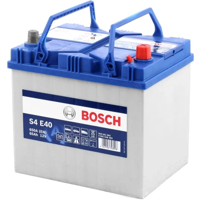 Image of Bosch S4E40 Car Battery 65A/H 650A Efb Technology Adapted for Vehicles with Start/Stop System