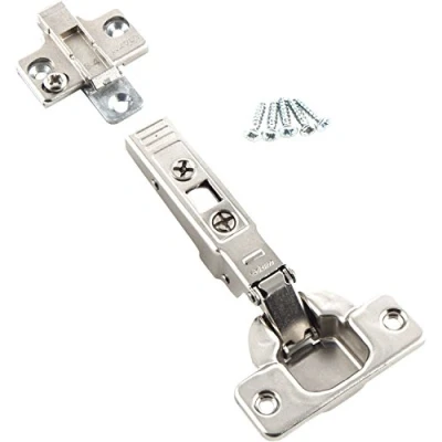 Image of Blum clip top Blumotion furniture hinge integrated 107 degree set square., 105031140