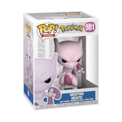 Image of Funko POP! Games: Pokemon Mewtwo Collectable Vinyl Figure Gift Idea Official Merchandise Toys for Kids &amp; Adults Video Games Fans Model Collectors and Display