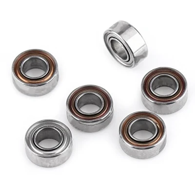 Image of Hilitand 10Pcs MR63ZZ Double Shielded Ball Bearings Mini for 3D Printer Model Making 3x6x2.5mm