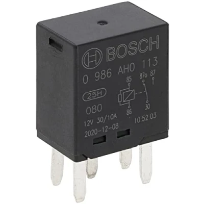 Image of 13500126, 13502751, 13503103, 15328865, 15393413 Relay BOSCH 0 986 AH0 113 12V 30A 5 pin connector