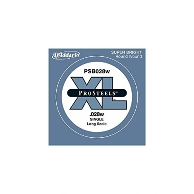 Image of D&#039;Addario .028 ProSteels Long Scale Single String for Bass Guitar