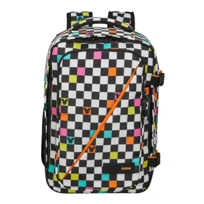 Image of American Tourister Take2Cabin Disney Ryanair Kabinentasche 25 x 20 40 cm, 24 L, 0.50 kg, Handgepäck, Flugzeug Rucksack S Underseater, Mehrfarbig (Mickey Check)