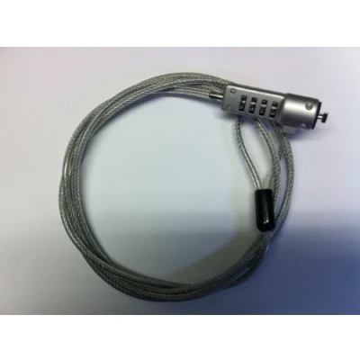 Image of Slim Combination Notebook Laptop Lock Security Cable