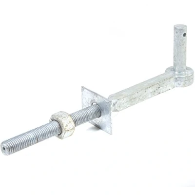Image of 12&quot; Heavy Duty Hook to Bolt Field Gate Pin for 4 10&quot; Posts