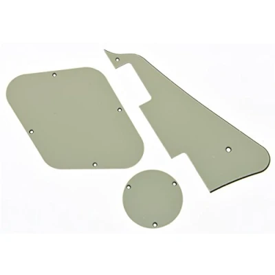 Image of KAISH Aged White 3 Ply LP Pickguard &amp; Rear Plate Switch Cavity Covers for Epiphone Les Paul