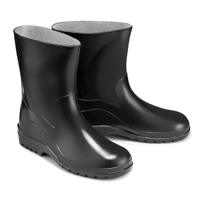 Image of ESTRO Womens Short Wellies Women Rain Boots for Wellington Mid Calf Ladies K007 (6 UK, Black)