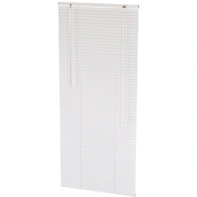 Image of Oypla 60 x 150cm Aluminium White Home Office Venetian Window Blinds with Fixings