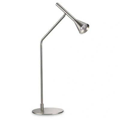 Image of DIESIS Dimmable Integrated LED Table Lamp Nickel, In Built Switch, 3000K