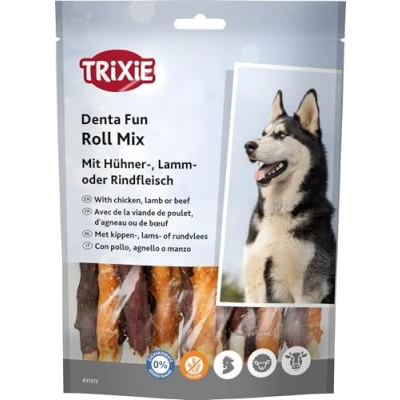 Image of TRIXIE Denta Fun Chewing Roll Mix, 10 cm, 250 G, 0.275 kg