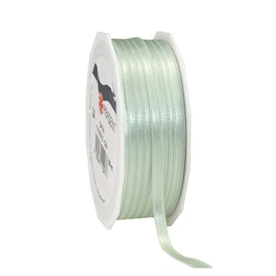 Image of C.E. Pattberg SATIN mint green gift ribbon, 55 yards for Wrapping Gifts, 0.24 inches width, Ribbon Decorating &amp; Crafting, Decorative every occasion