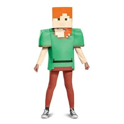 Image of DISGUISE Alex Kids Minecraft Costume, Halloween Costumes for Medium