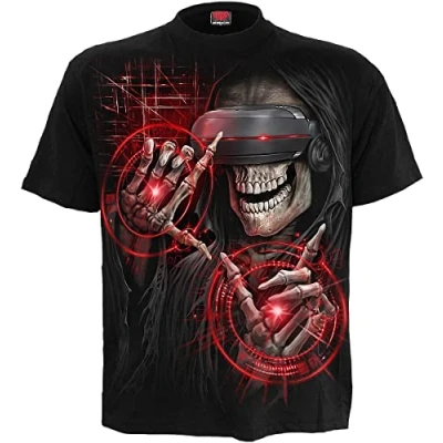 Image of Spiral Mens M101 T Shirts, Black, S UK