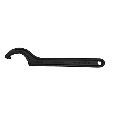 Image of GEDORE Hook spanner with lug, for Slotted nuts, AF 58 62 mm, Tip dia. 5 Ratchet spanner, 40