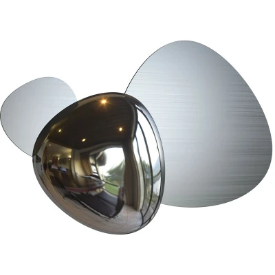 Image of Jack stone Modern Integrated LED Wall Lamp Nickel, 3000K