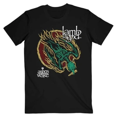Image of Rock Off officially licensed products Lamb of God Ashes The Wake T Shirt M Black