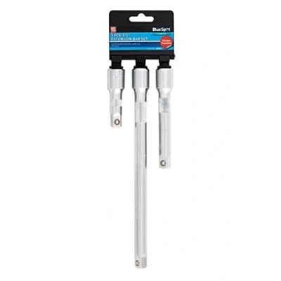 Image of Blue Spot Tools 02070 1/2&quot; Extension Square Drive CV Bar Set 3 Piece, 33 x 8.5 2.5cm