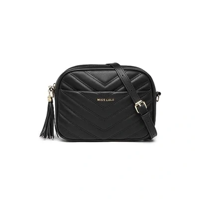 Image of Miss Lulu Cross Body Bag for Women,Shoulder Women, Tassel Decoration, Classic, with Removable and Adjustable Shoulder Strap