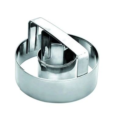 Image of Ibili Donut Cutter 7,5 cm of Stainless Steel, Silver, 7.5